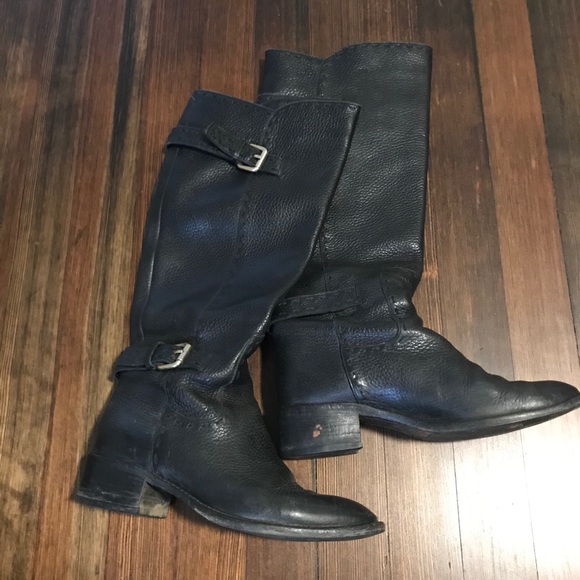 Fendi Shoes - Black Fendi Riding Boots